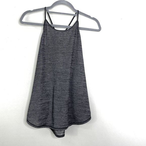 lululemon athletica Tops - Lululemon Fast As Light Singlet Tank Top Grey Size 4